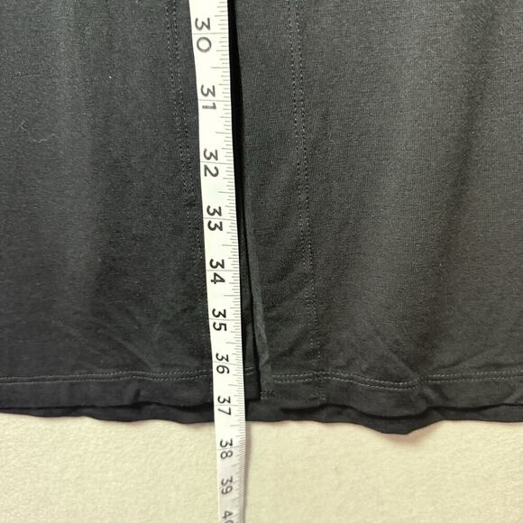 Shore Dress Women Black Sleeveless Tank Midi Button Front Stretch USA M - Picture 9 of 9